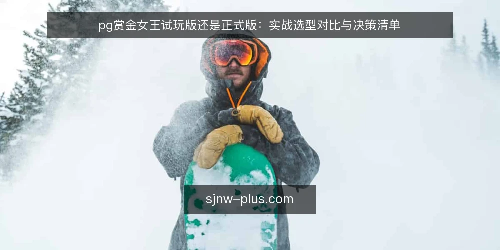 pg赏金女王试玩版还是正式版:实战选型对比与决策清单 — 需求界定:先明确你的实战目标 配图